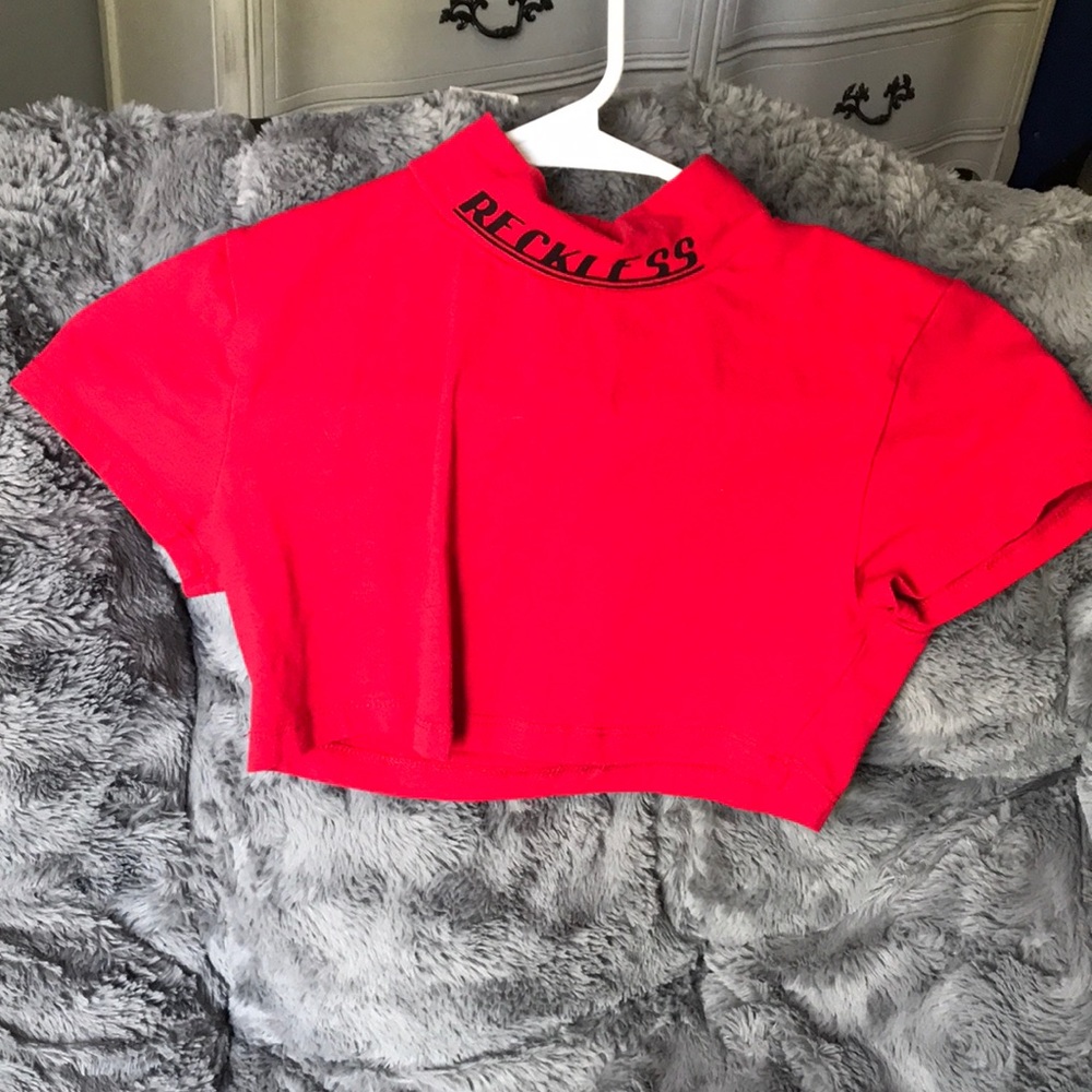 Small reckless crop top
